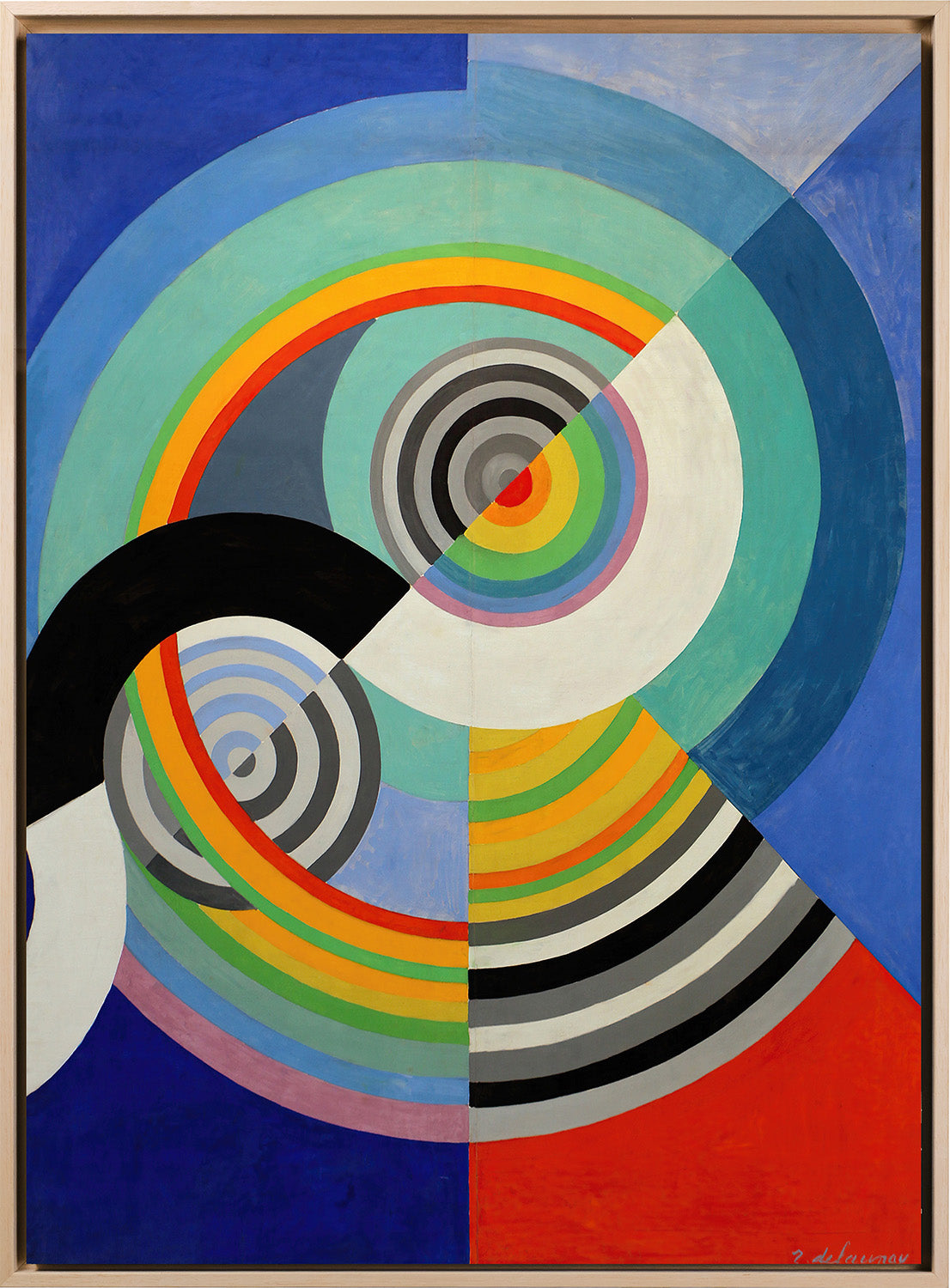 Klimt - Garten mit Sonnenblumen | Glanzeffekt