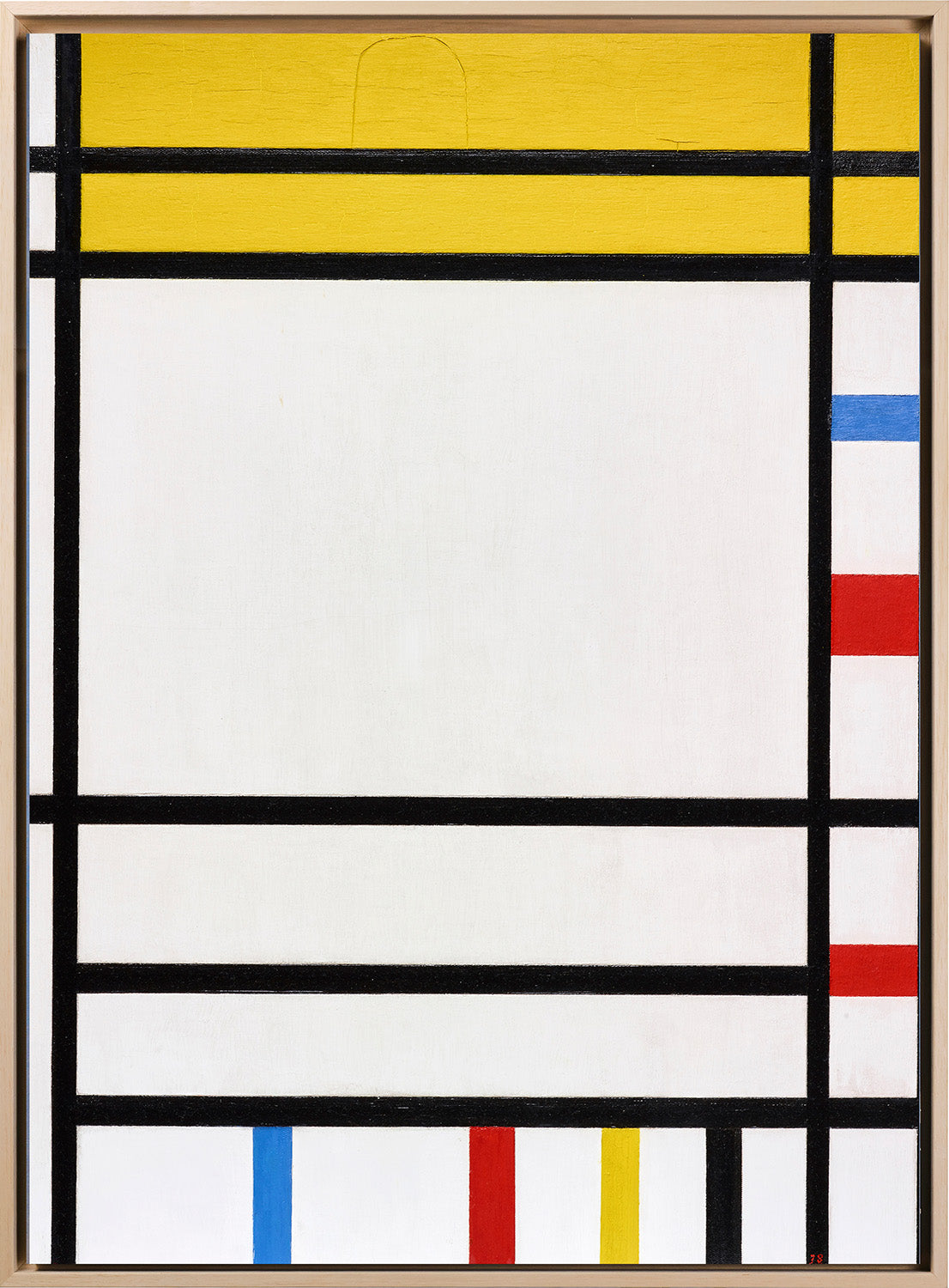 Mondrian - Piazza della concordia | Stampa piatta HD o in 3D