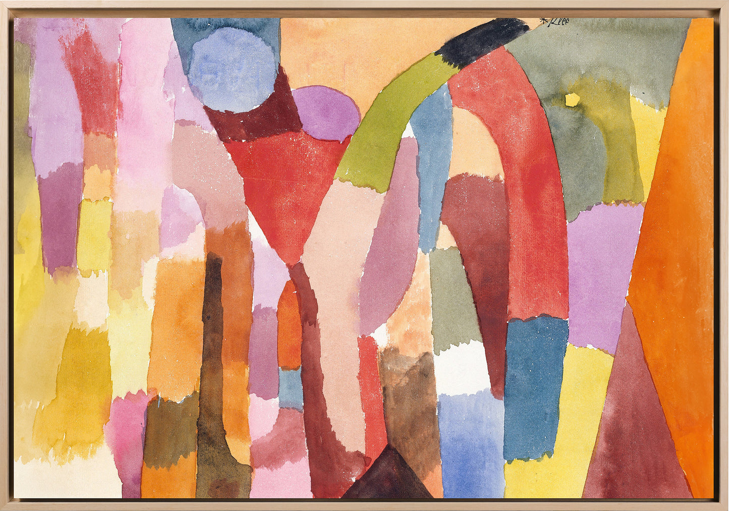 Klimt - Garden with Sunflowers | Glossy Effect