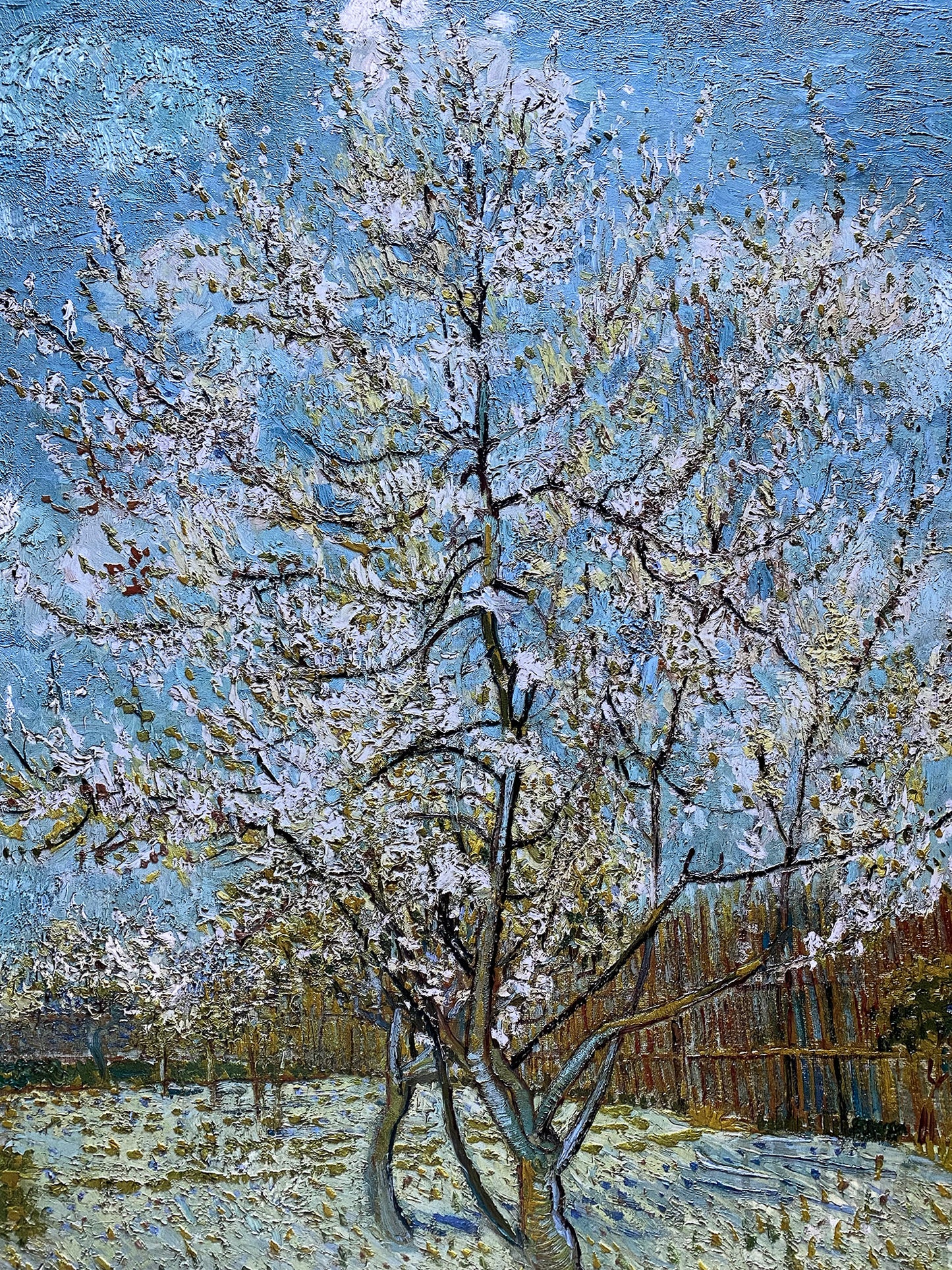 Van Gogh -  Albero di pesco rosa | Stampa piatta HD o in 3D