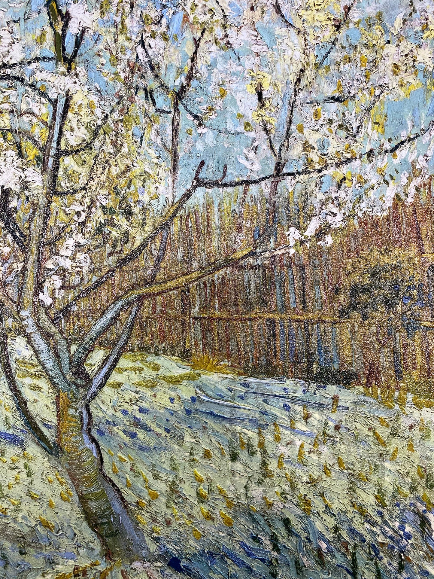 Van Gogh -  Albero di pesco rosa | Stampa piatta HD o in 3D