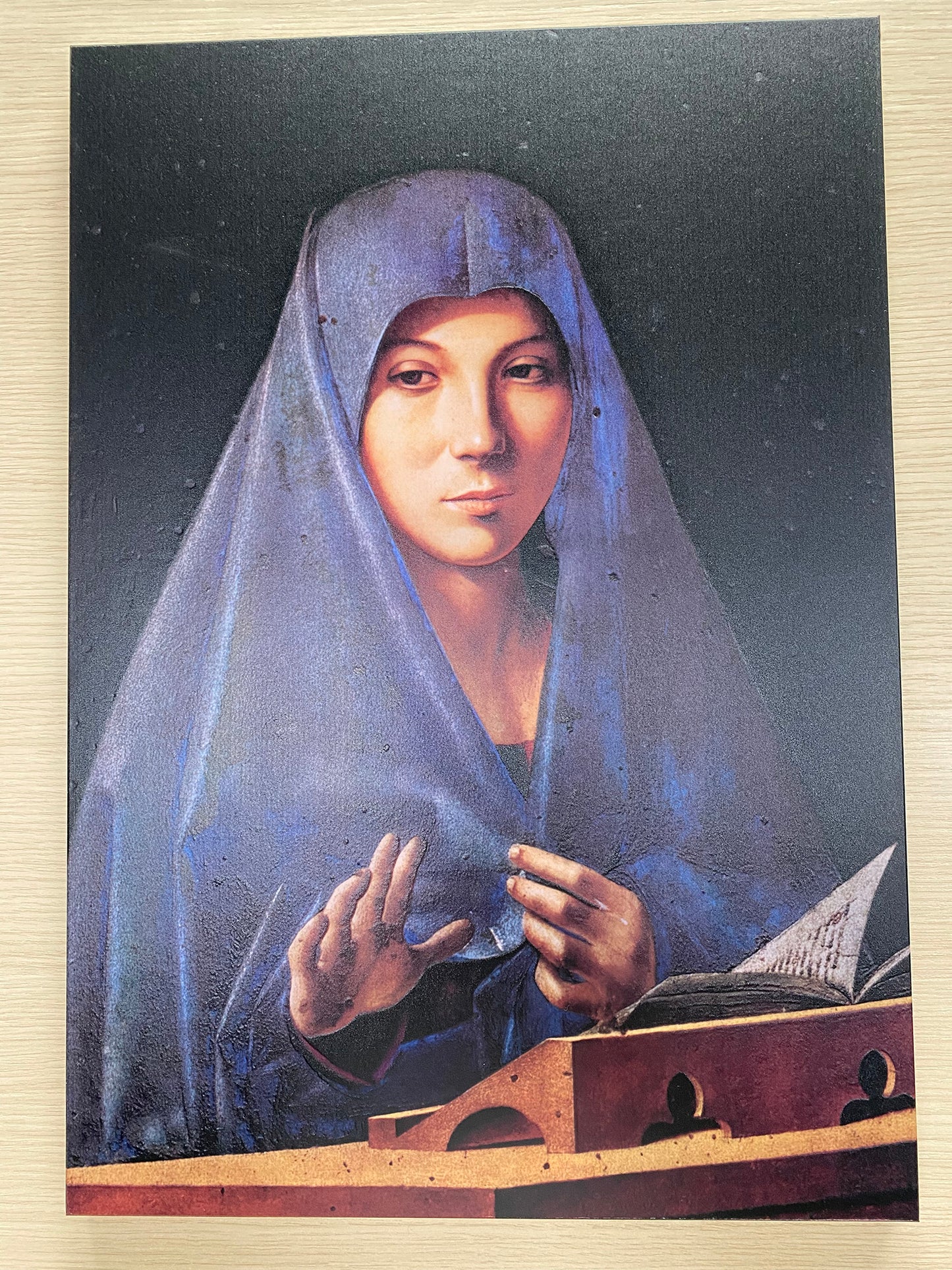 Outlet - Annunciata di Palermo di Antonello da Messina | Stampa 3D rilievo