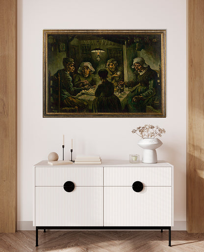 Van Gogh - The Potato Eaters | Flat HD or 3D Print