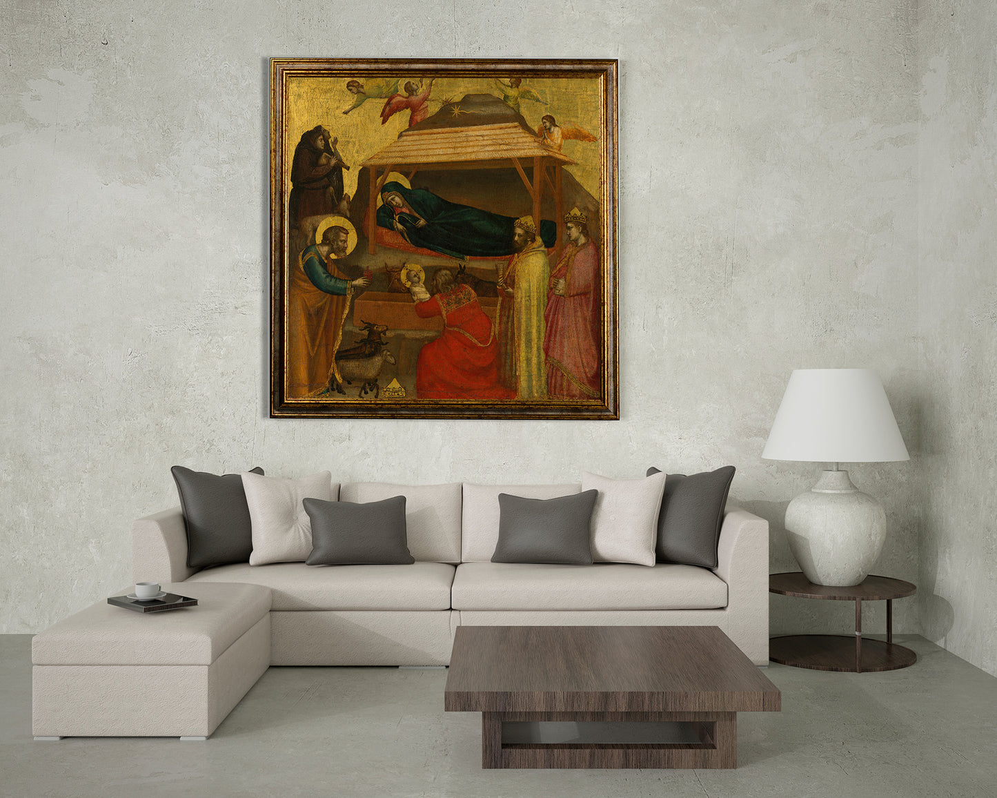 Giotto - Adorazione dei magi | Stampa piatta HD o in 3D