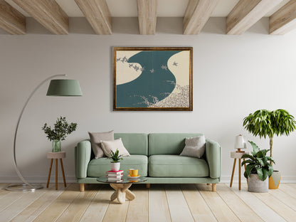 Klimt - Garden with Sunflowers | Glossy Effect