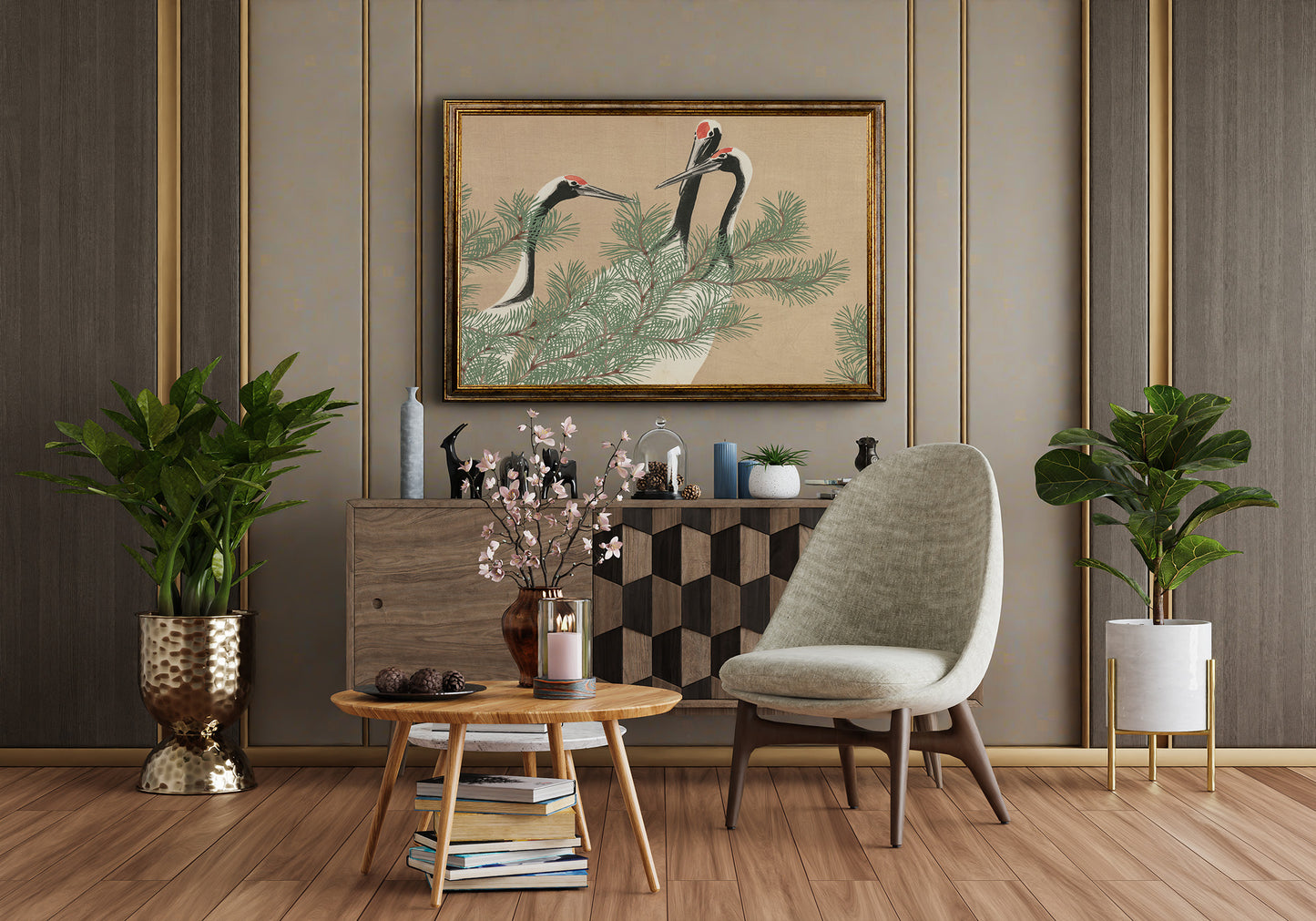 Klimt - Garden with Sunflowers | Glossy Effect