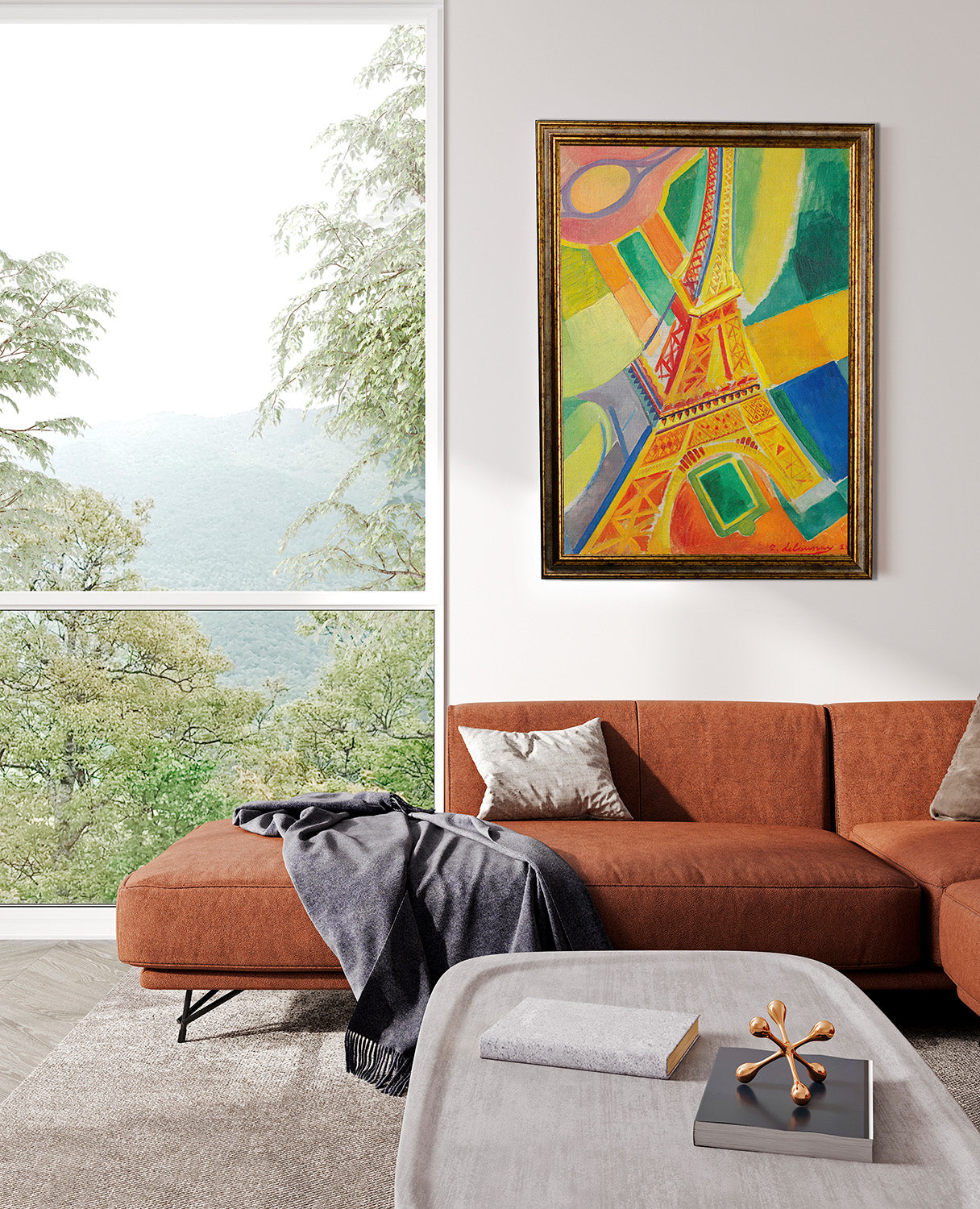 Klimt - Garten mit Sonnenblumen | Glanzeffekt