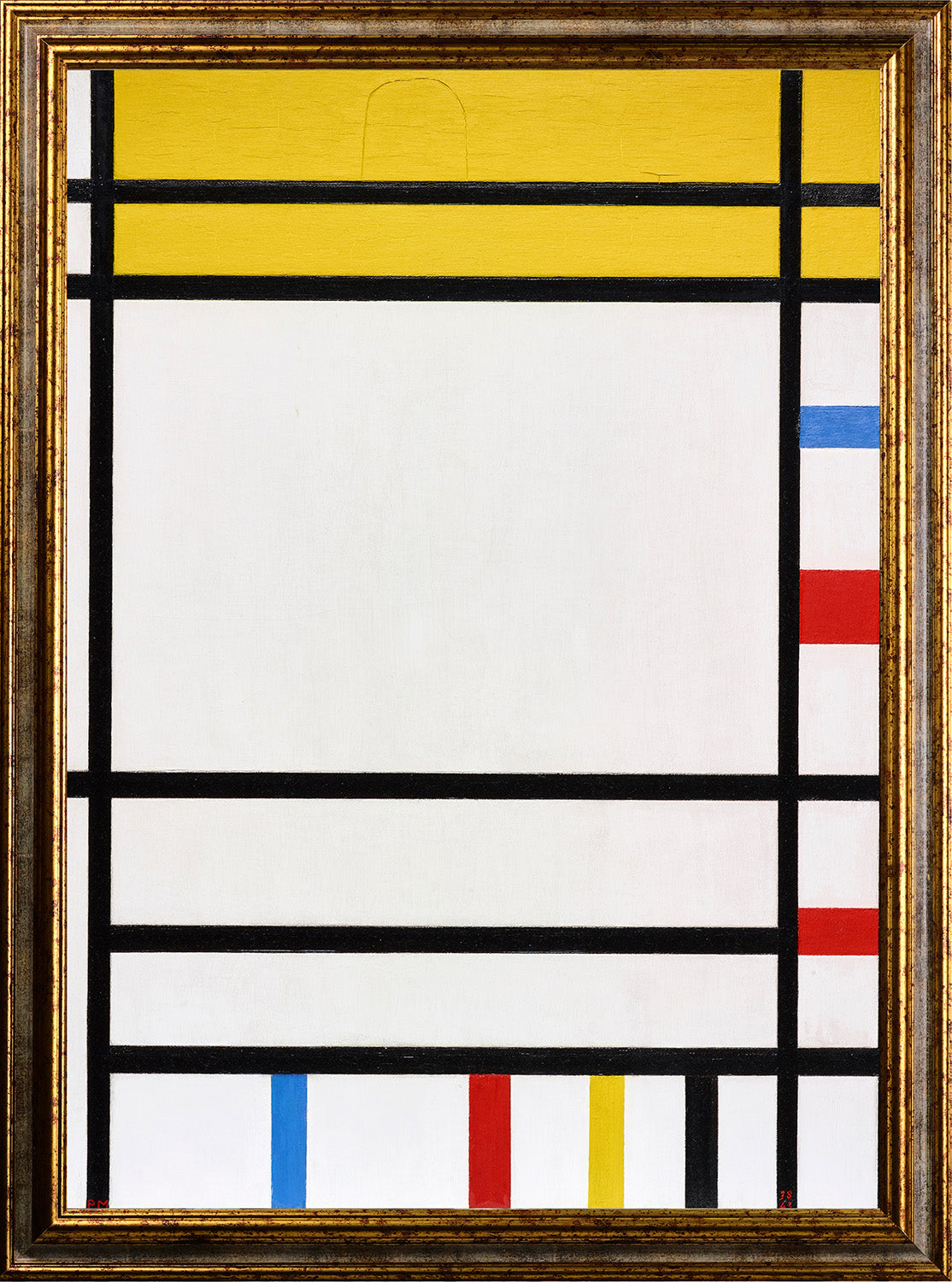 Mondrian - Piazza della concordia | Stampa piatta HD o in 3D