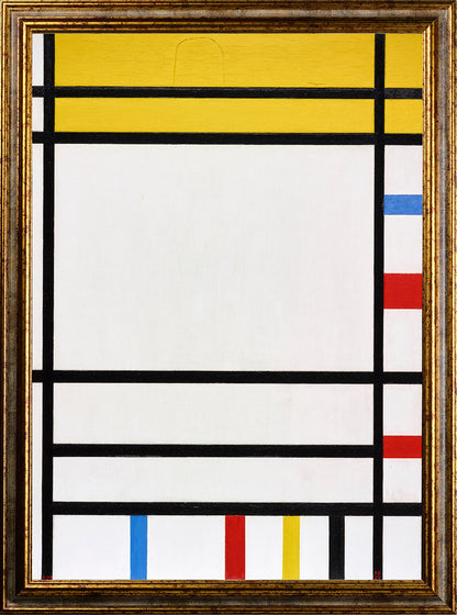 Mondrian - Piazza della concordia | Stampa piatta HD o in 3D