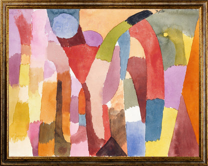 Klimt - Garden with Sunflowers | Glossy Effect