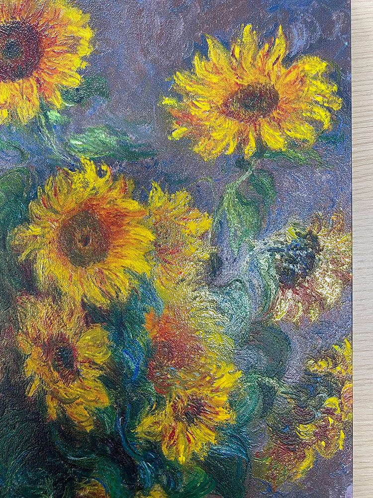 Monet - Bouquet di girasoli | Stampa piatta HD o in 3D