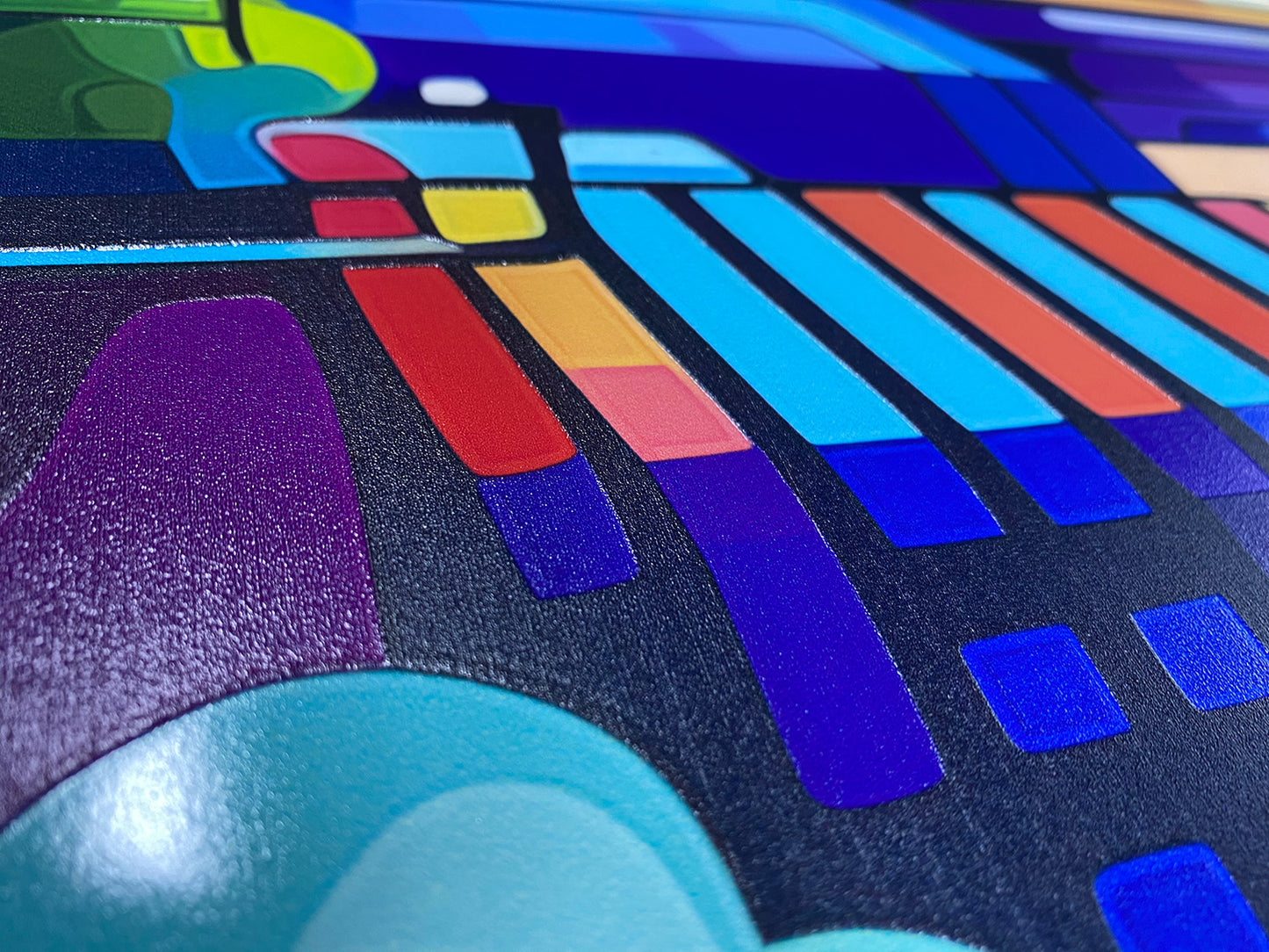 Pop art - Città americana | Stampa piatta HD o in 3D