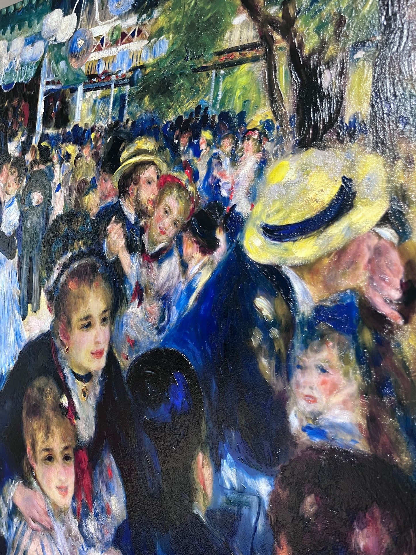 Renoir - Danza al Moulin de la Galette | Stampa piatta HD o in 3D