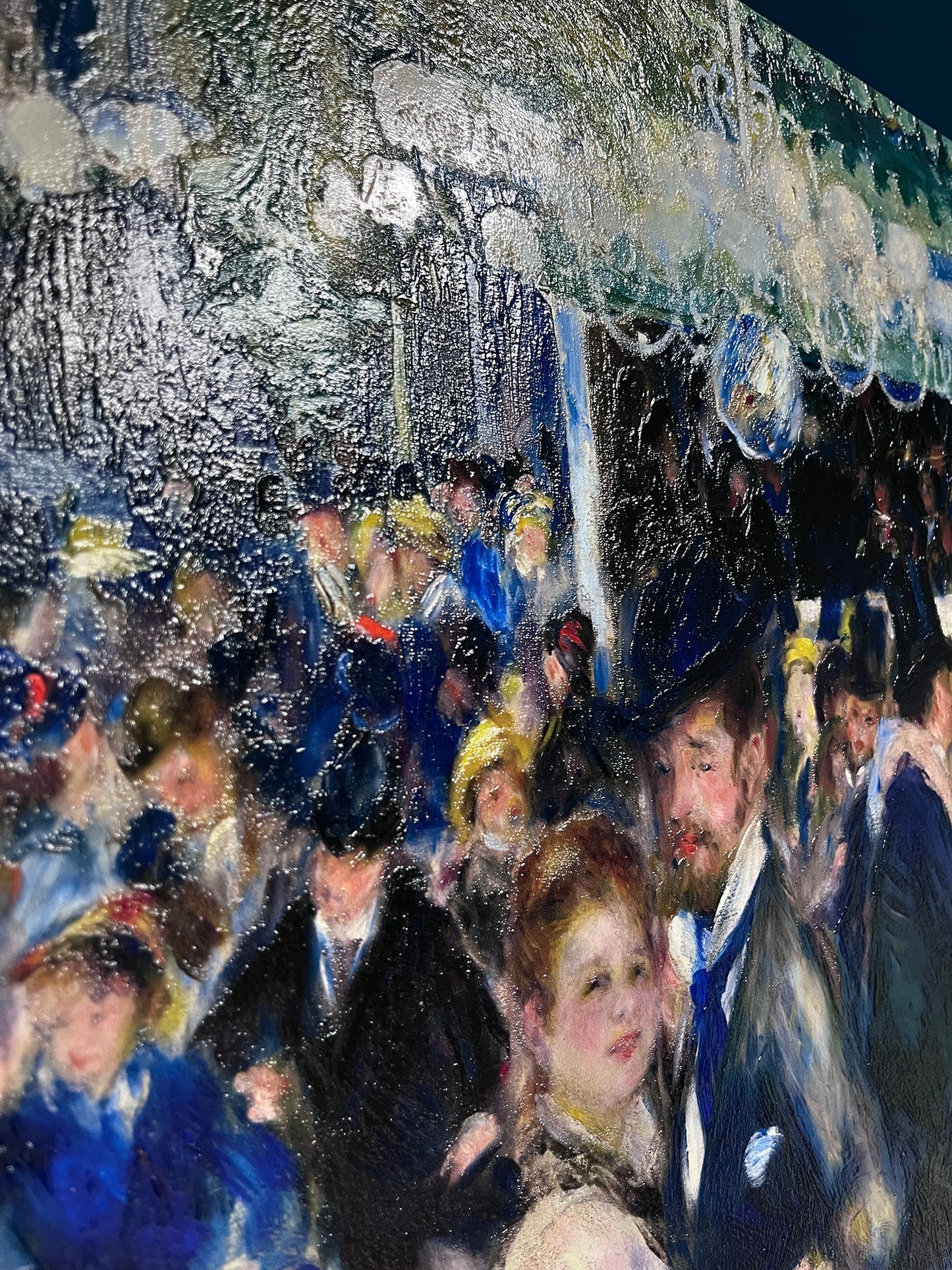 Renoir - Danza al Moulin de la Galette | Stampa piatta HD o in 3D