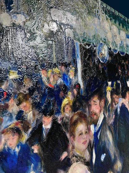 Renoir - Danza al Moulin de la Galette | Stampa piatta HD o in 3D