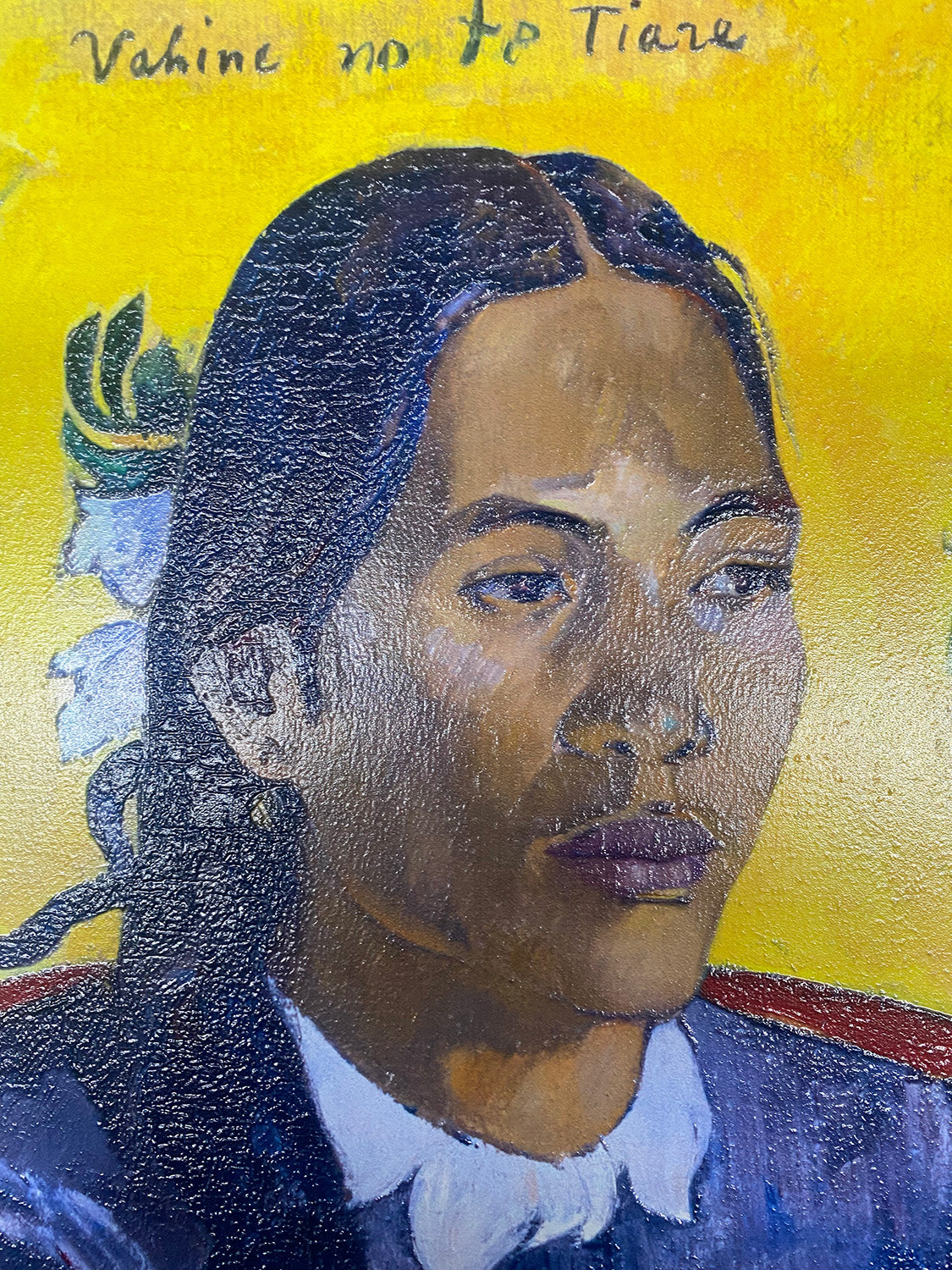 Gauguin - Donna con i fiori | Stampa piatta HD o in 3D