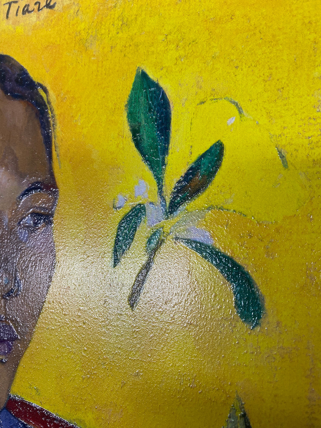 Gauguin - Donna con i fiori | Stampa piatta HD o in 3D