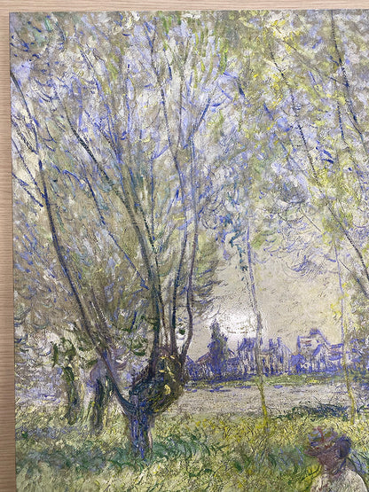 Monet -Donna seduta sotto i salici  | Stampa piatta HD o in 3D