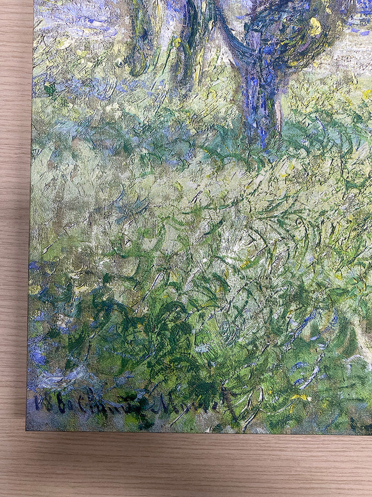 Monet -Donna seduta sotto i salici  | Stampa piatta HD o in 3D
