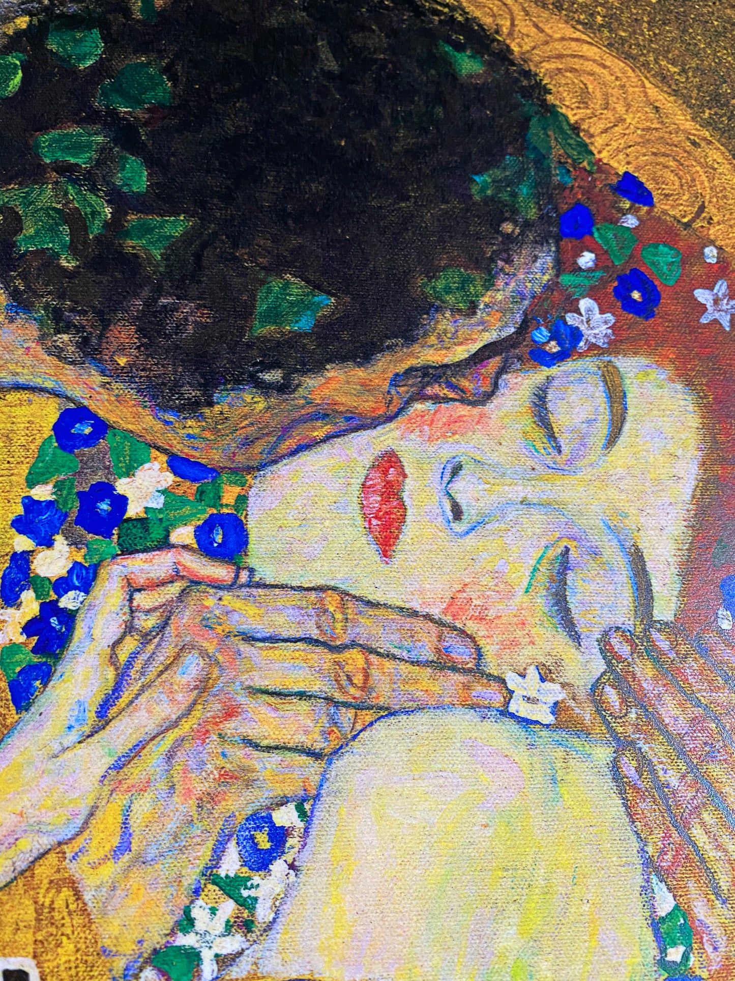 Klimt - Il bacio di Klimt | Effetto lucido