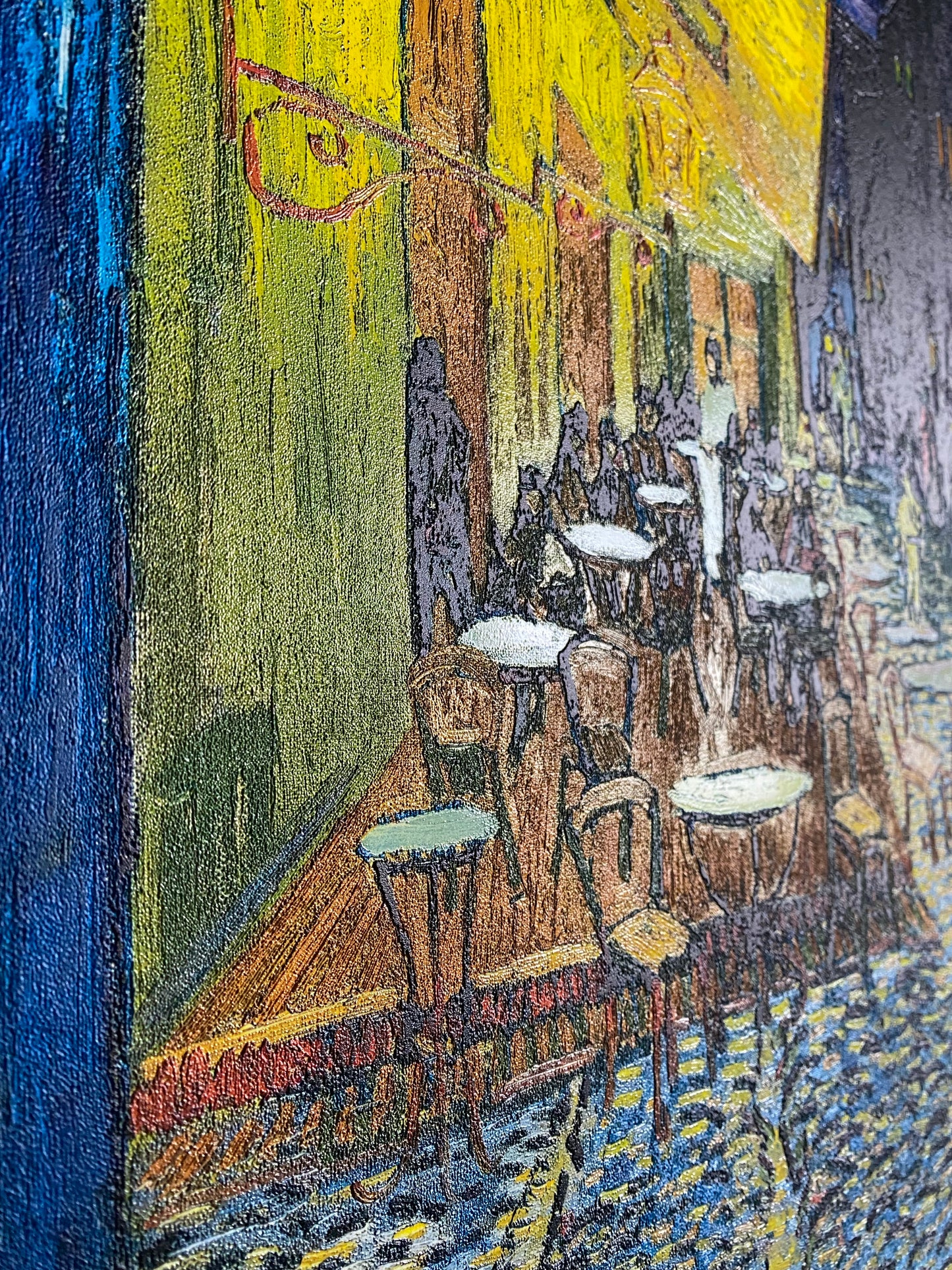 Van Gogh - Terrazza e piattaforma di osservazione al Moulin de Blute-Fin, Montmartre| Stampa piatta HD o in 3D