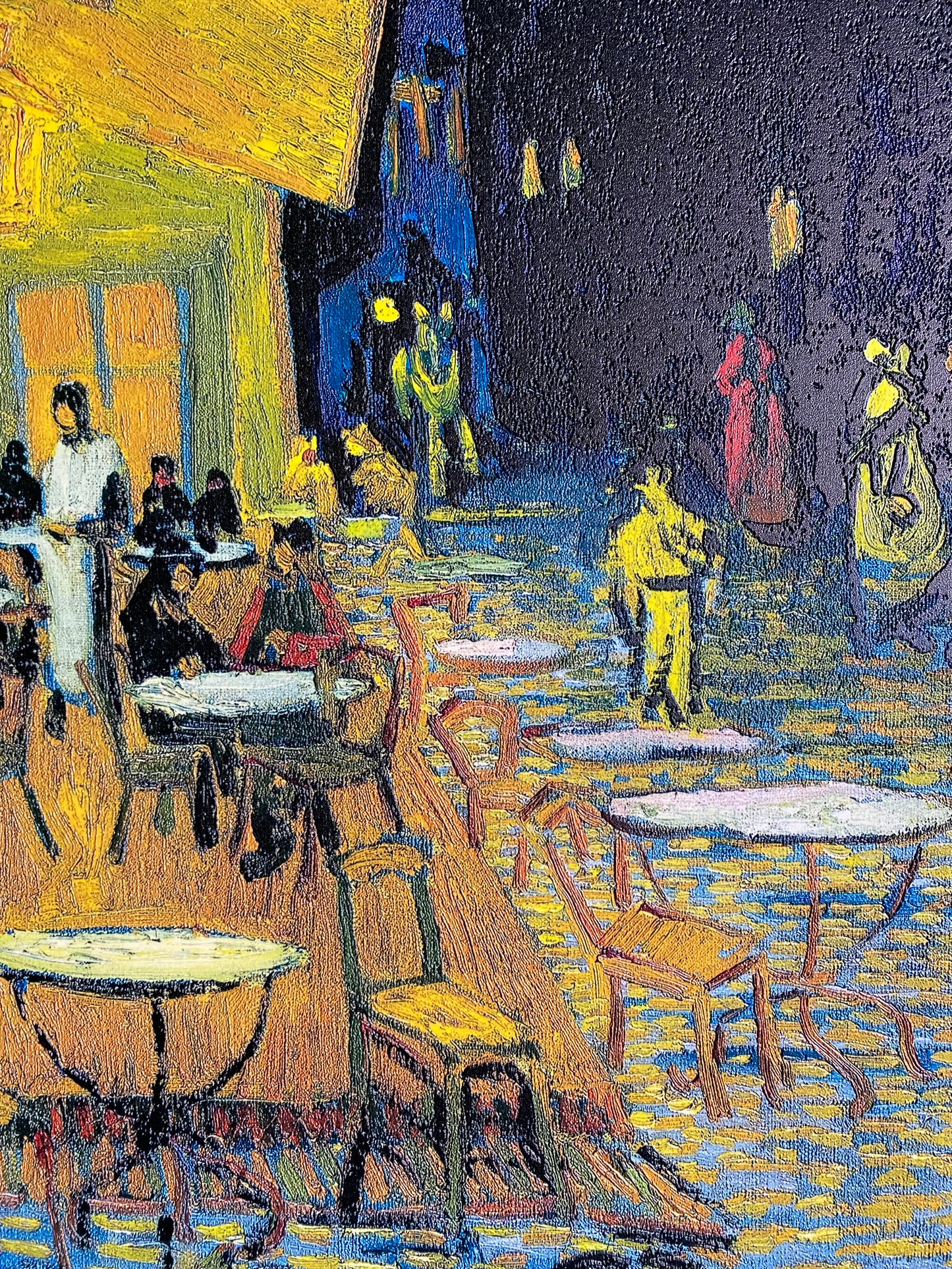 Van Gogh - Terrazza del caffè | Stampa piatta HD o in 3D