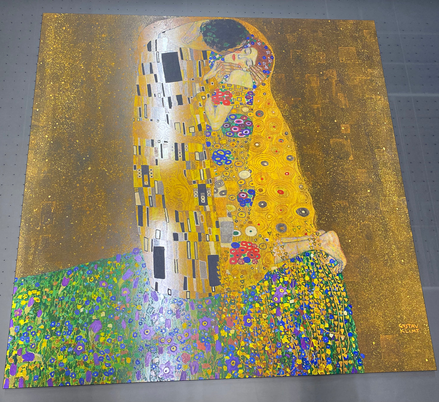 Klimt - Il bacio di Klimt | Effetto lucido