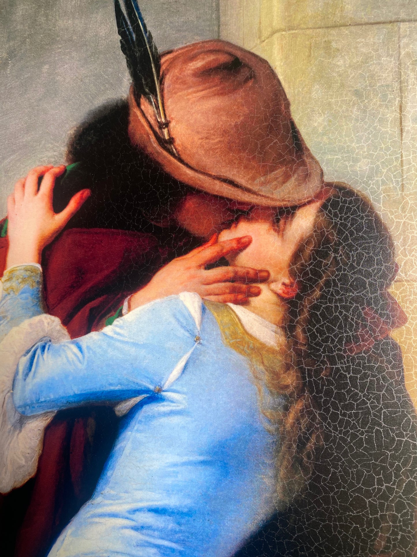 Hayez -  Il bacio | Stampa piatta HD o in 3D