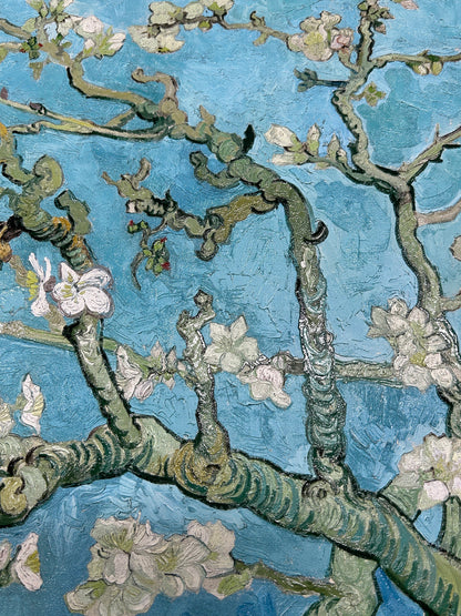 Van Gogh - Ramo di Mandorlo fiorito | Stampa piatta HD o in 3D