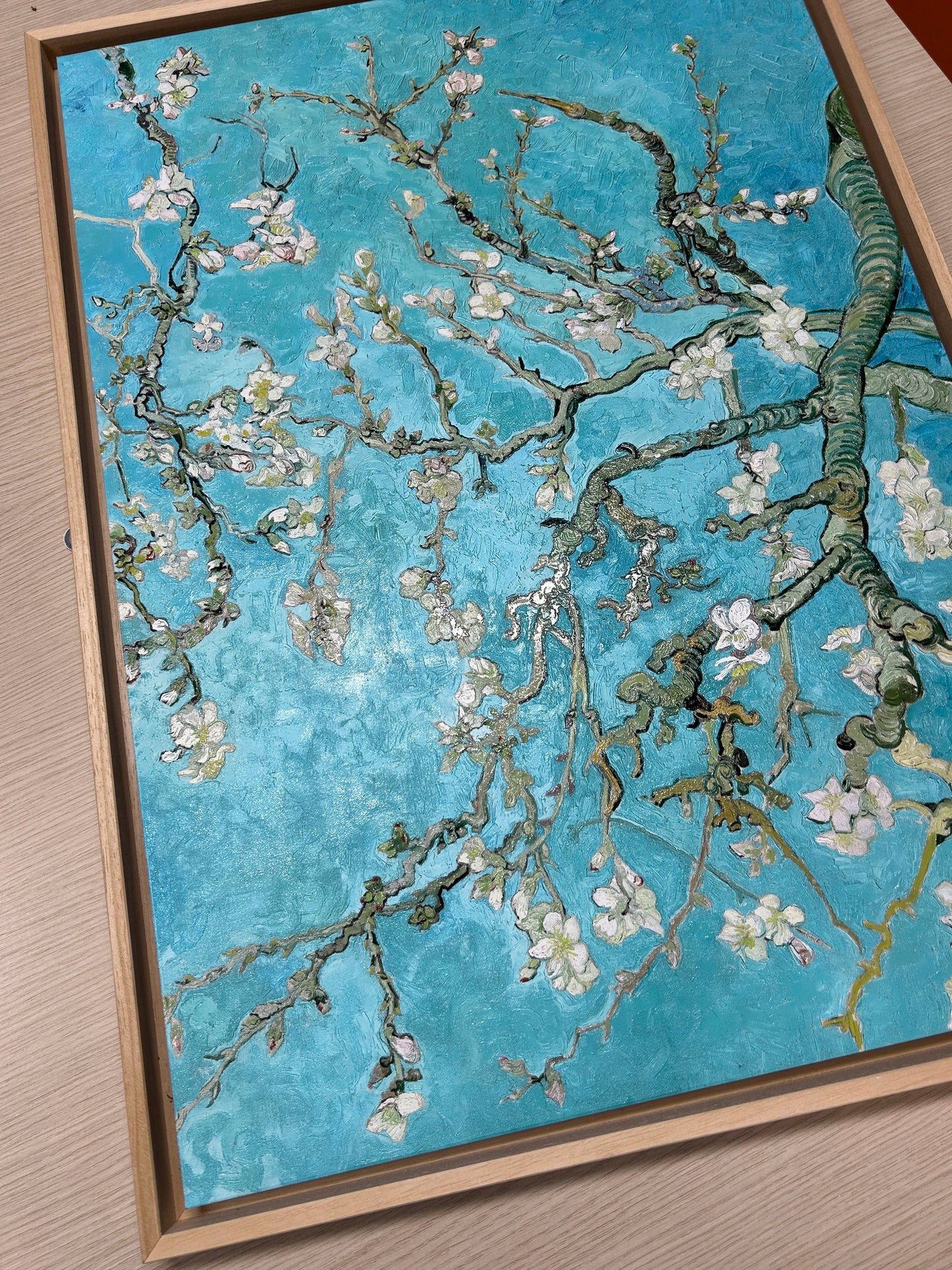Van Gogh - Ramo di Mandorlo fiorito | Stampa piatta HD o in 3D