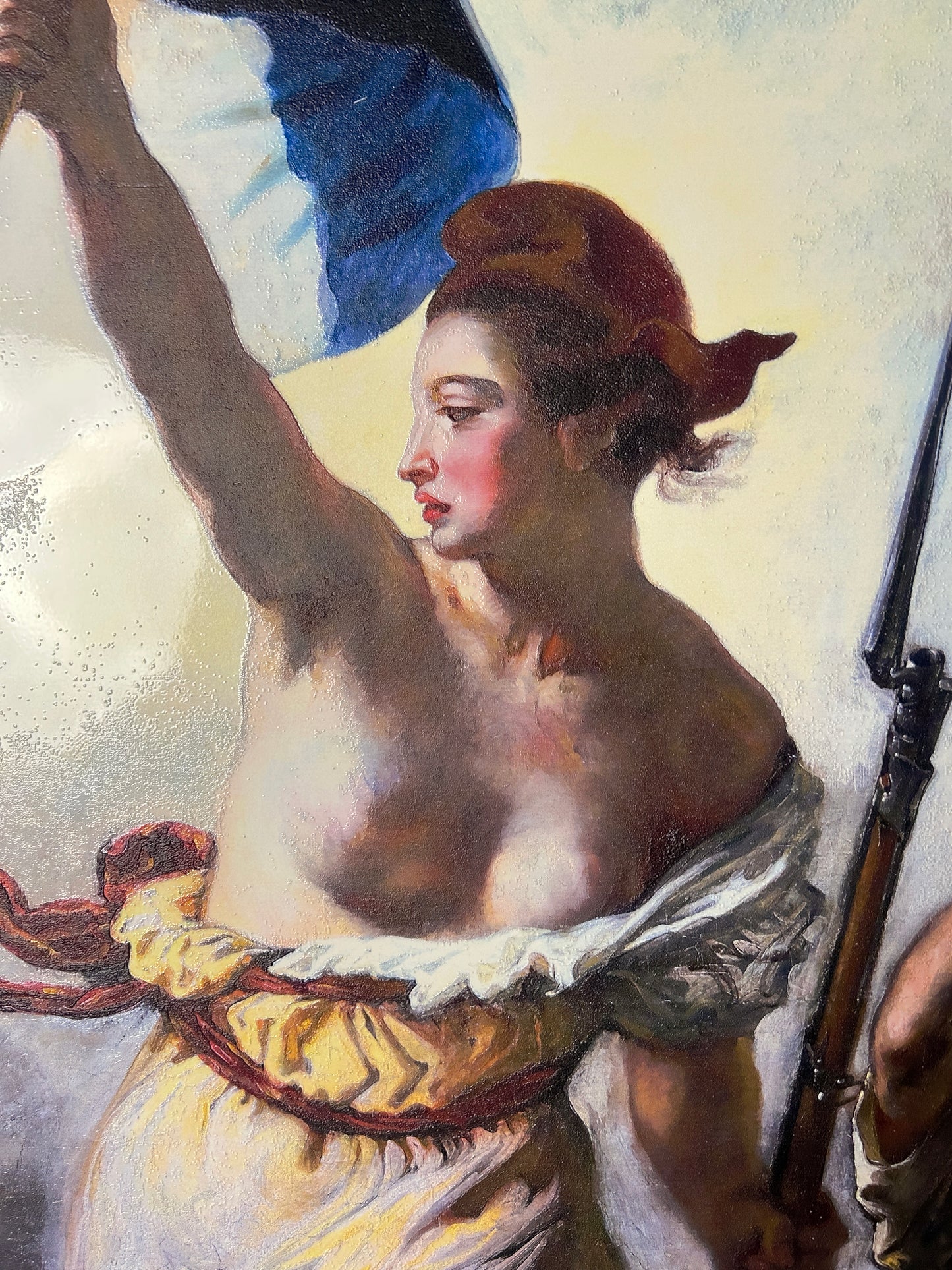 Delacroix - La libertà guida il popolo | Stampa piatta HD o in 3D