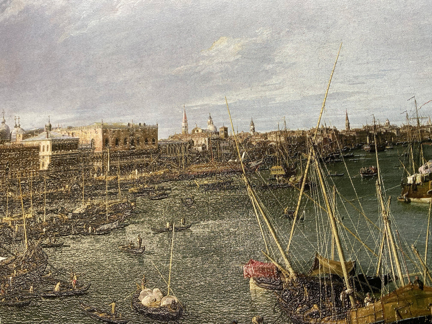 Canaletto -  Il bacino di San Marco | Stampa piatta HD o in 3D