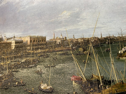Canaletto -  Il bacino di San Marco | Stampa piatta HD o in 3D