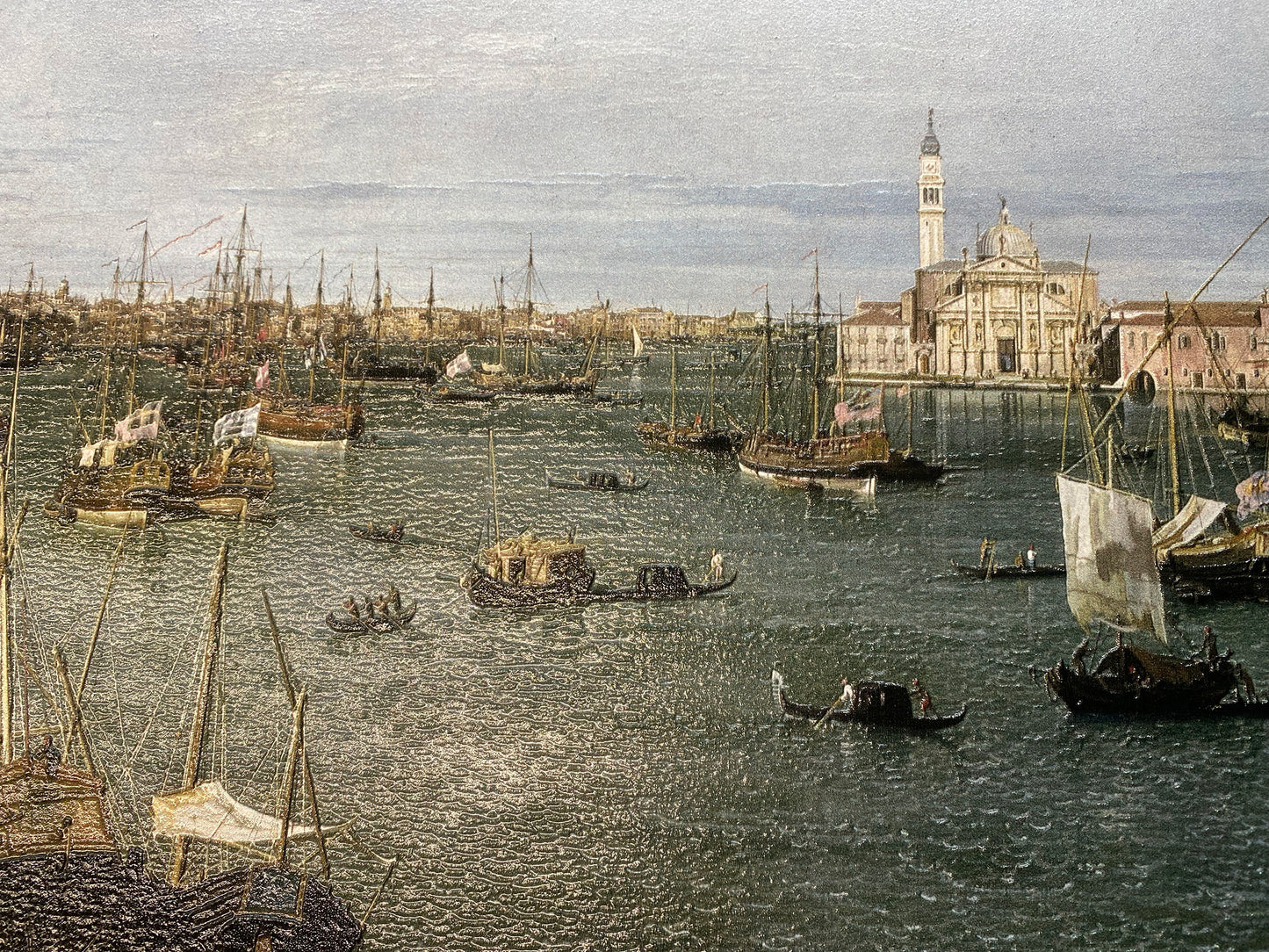 Canaletto -  Il bacino di San Marco | Stampa piatta HD o in 3D