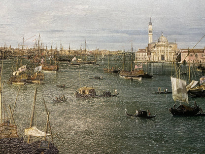 Canaletto -  Il bacino di San Marco | Stampa piatta HD o in 3D