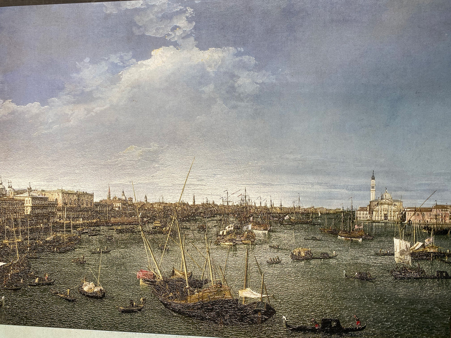 Canaletto -  Il bacino di San Marco | Stampa piatta HD o in 3D