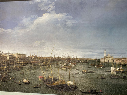 Canaletto -  Il bacino di San Marco | Stampa piatta HD o in 3D