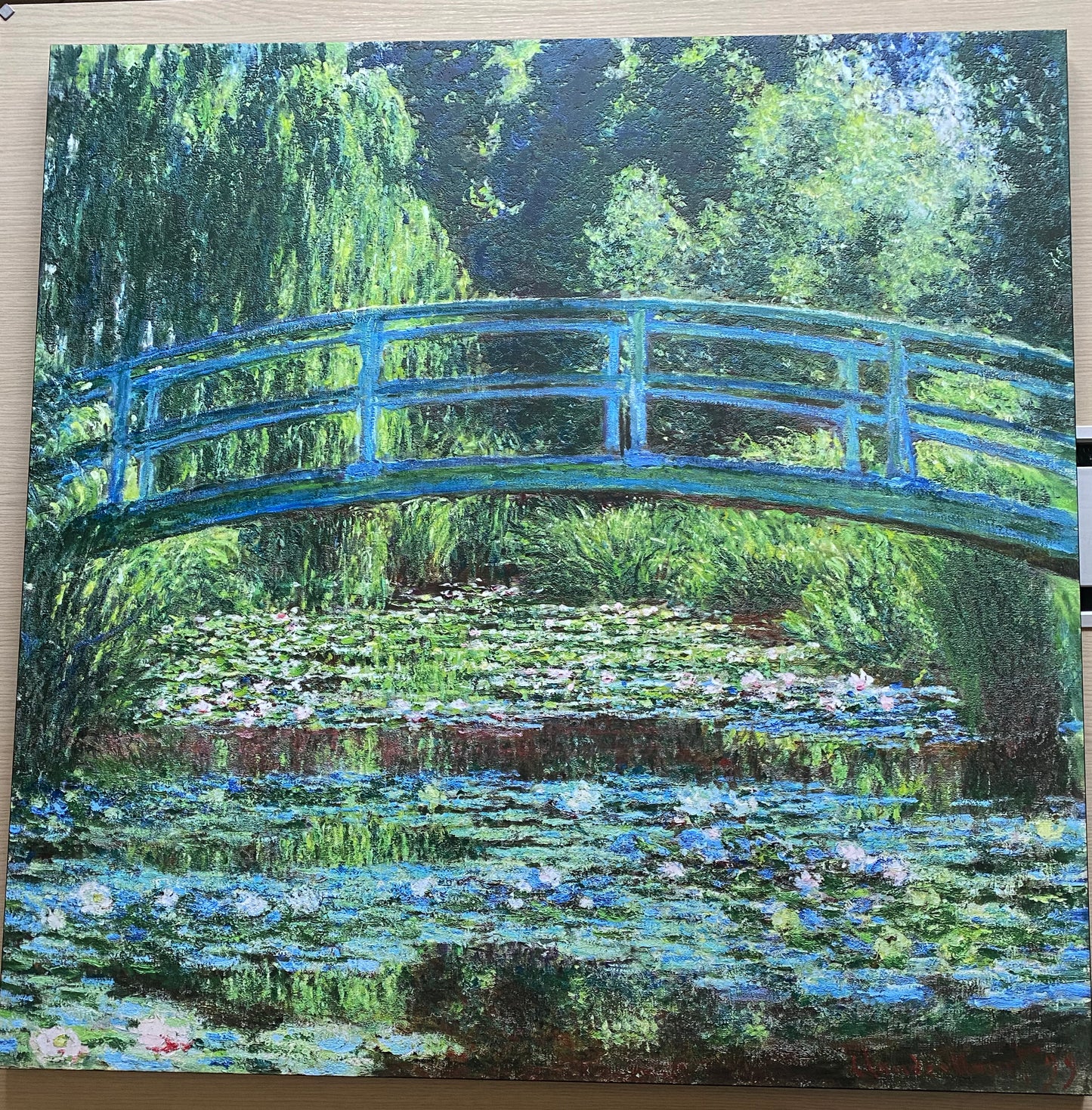 Monet - Il ponte giapponese | Stampa piatta HD o in 3D