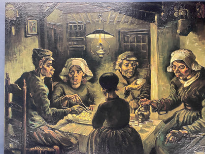 Van Gogh - I mangiatori di patate | Stampa piatta HD o in 3D