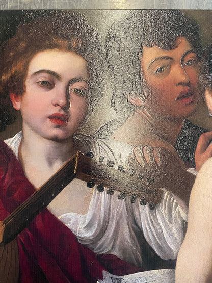 Caravaggio - I musicisti | Stampa piatta HD o in 3D