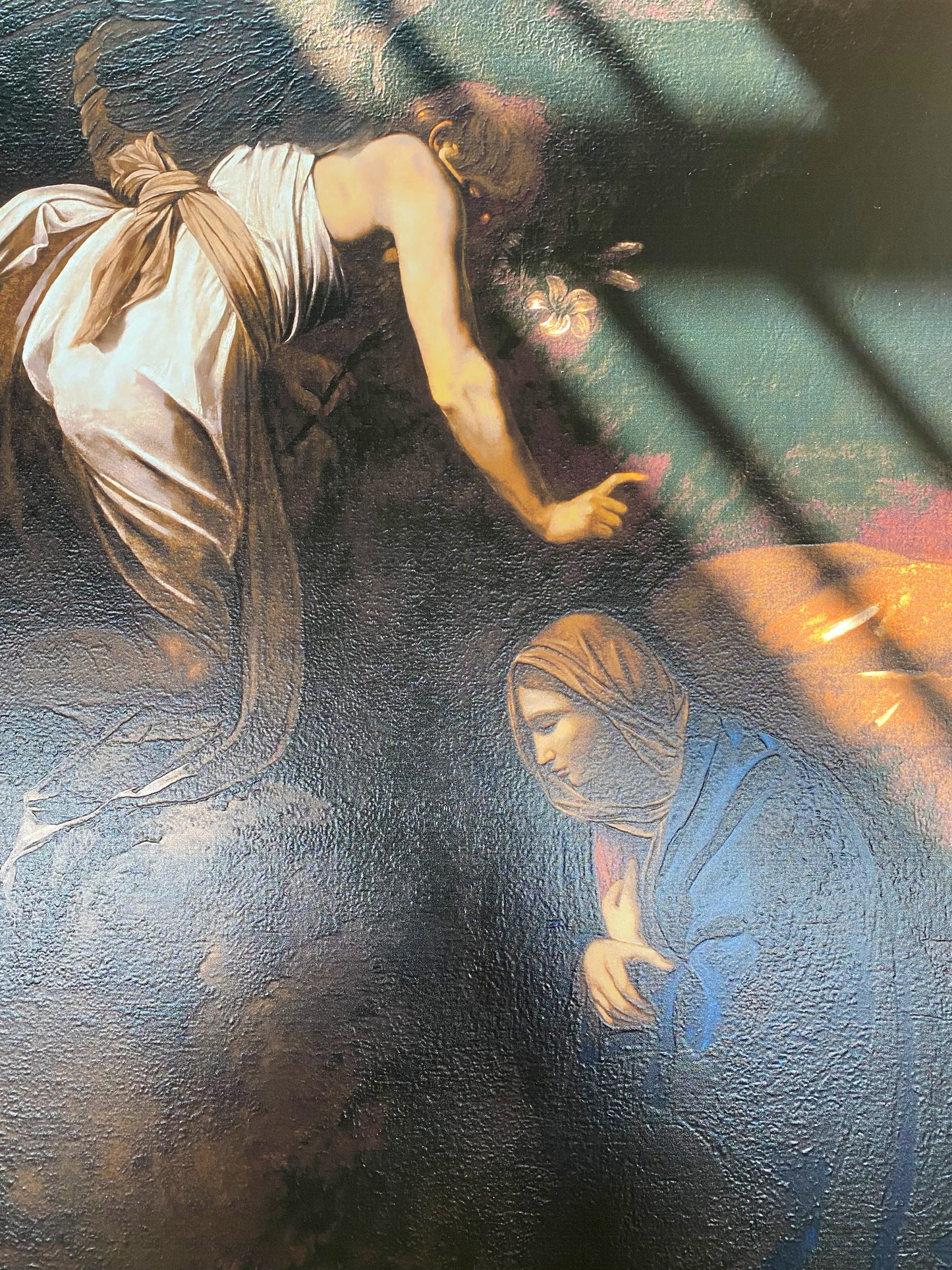 Caravaggio - L'annunciazione | Stampa piatta HD o 3D