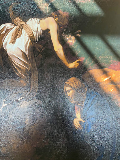 Caravaggio - L'annunciazione | Stampa piatta HD o 3D