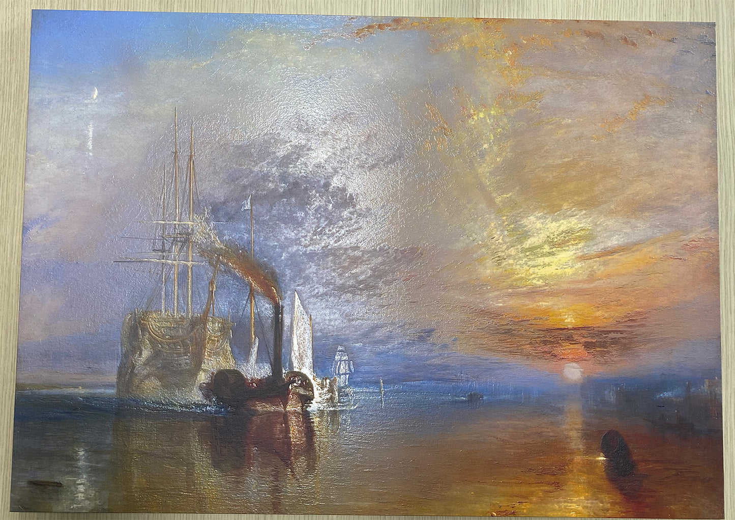 Turner - La valorosa Téméraire | Stampa piatta HD o in 3D