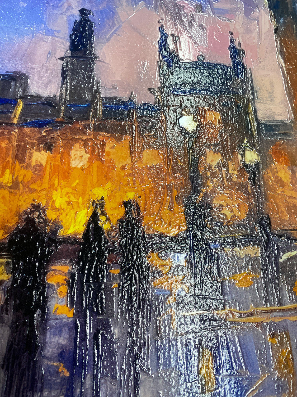 Travel - London in the rain | 3D HD flat print