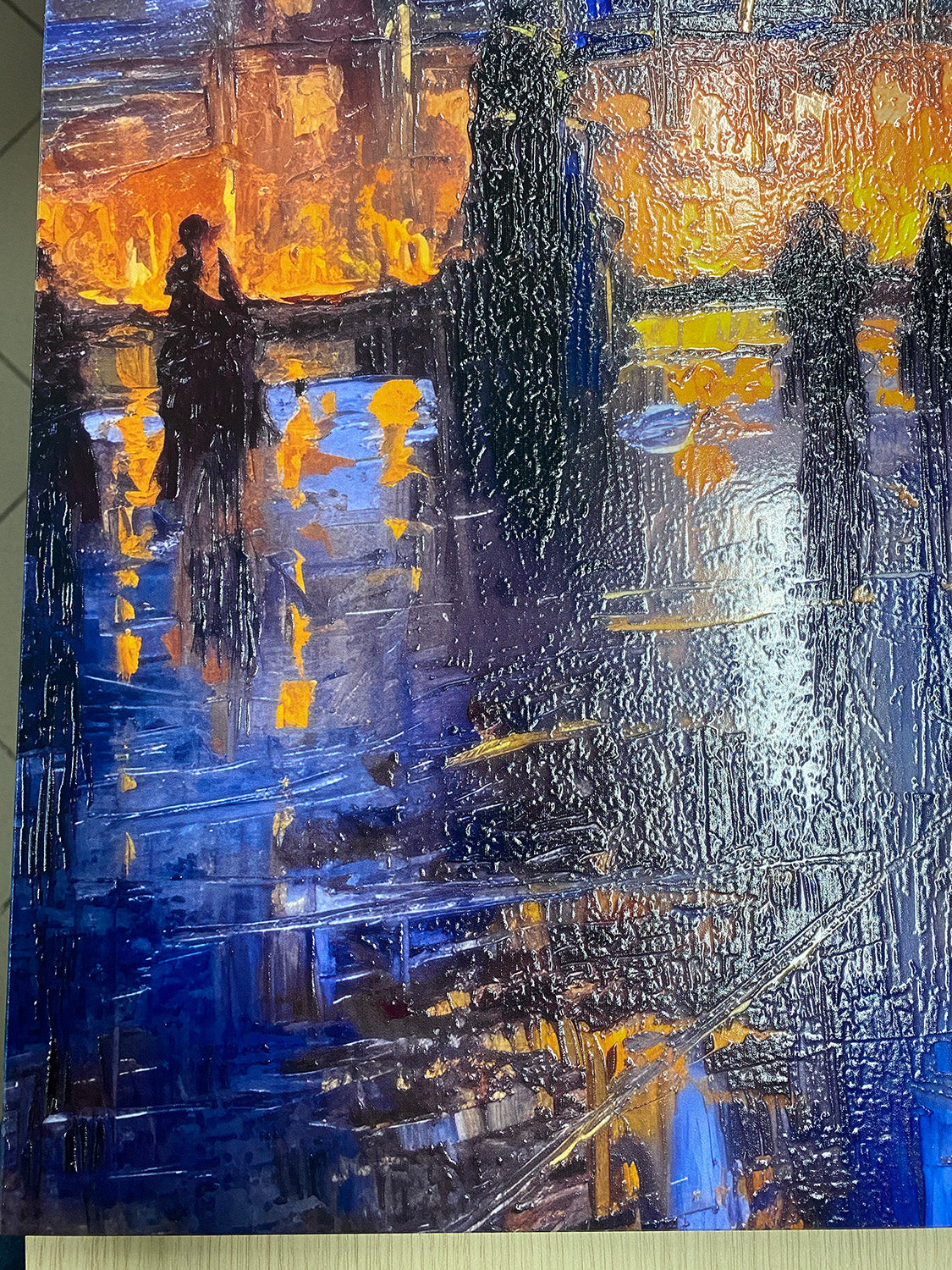 Travel - London in the rain | 3D HD flat print