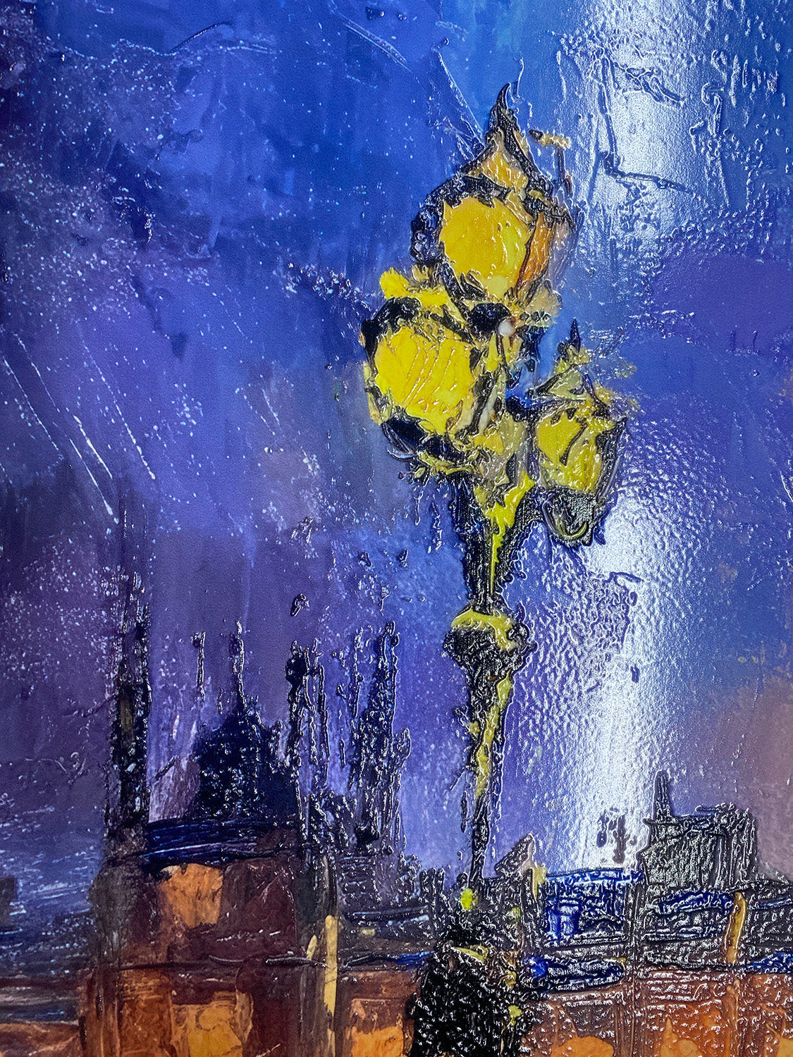 Travel - London in the rain | 3D HD flat print