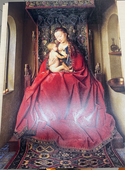 Jan Van Eyck - Lucca madonna | Stampa piatta HD o in 3D