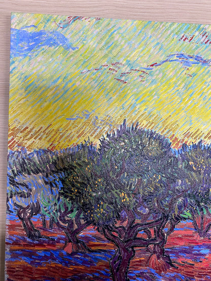 Van Gogh - Olive Grove, Saint-Rémy | Stampa piatta HD o in 3D