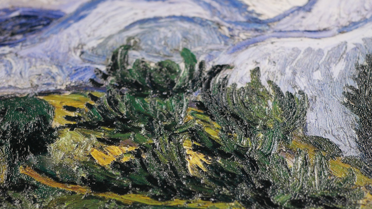 Van Gogh - Campo di grano con cipressi