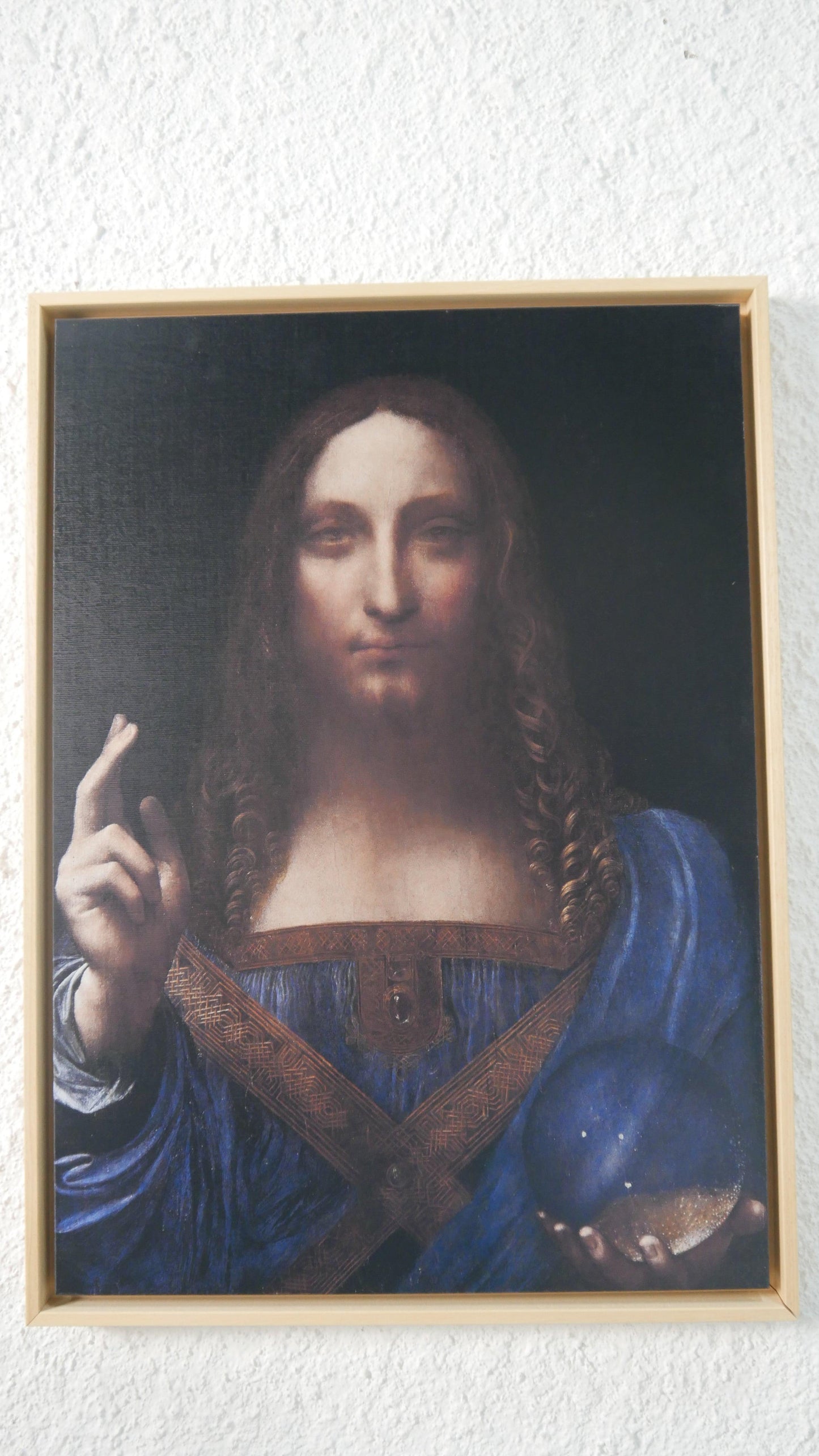 Da Vinci - Salvator mundi | Effetto lucido - Materico